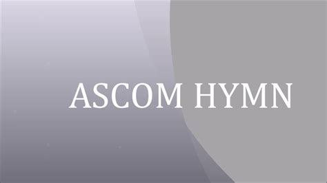 ASCOM HYMN.